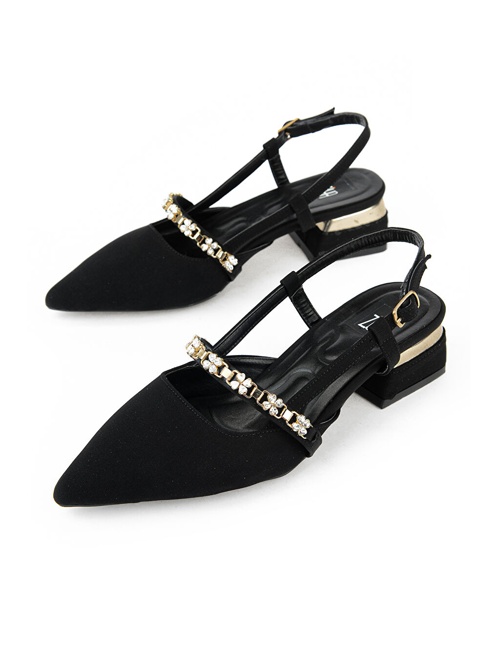 Kadın Topuklu Ayakkabı 1611060Z3647 Siyah-4