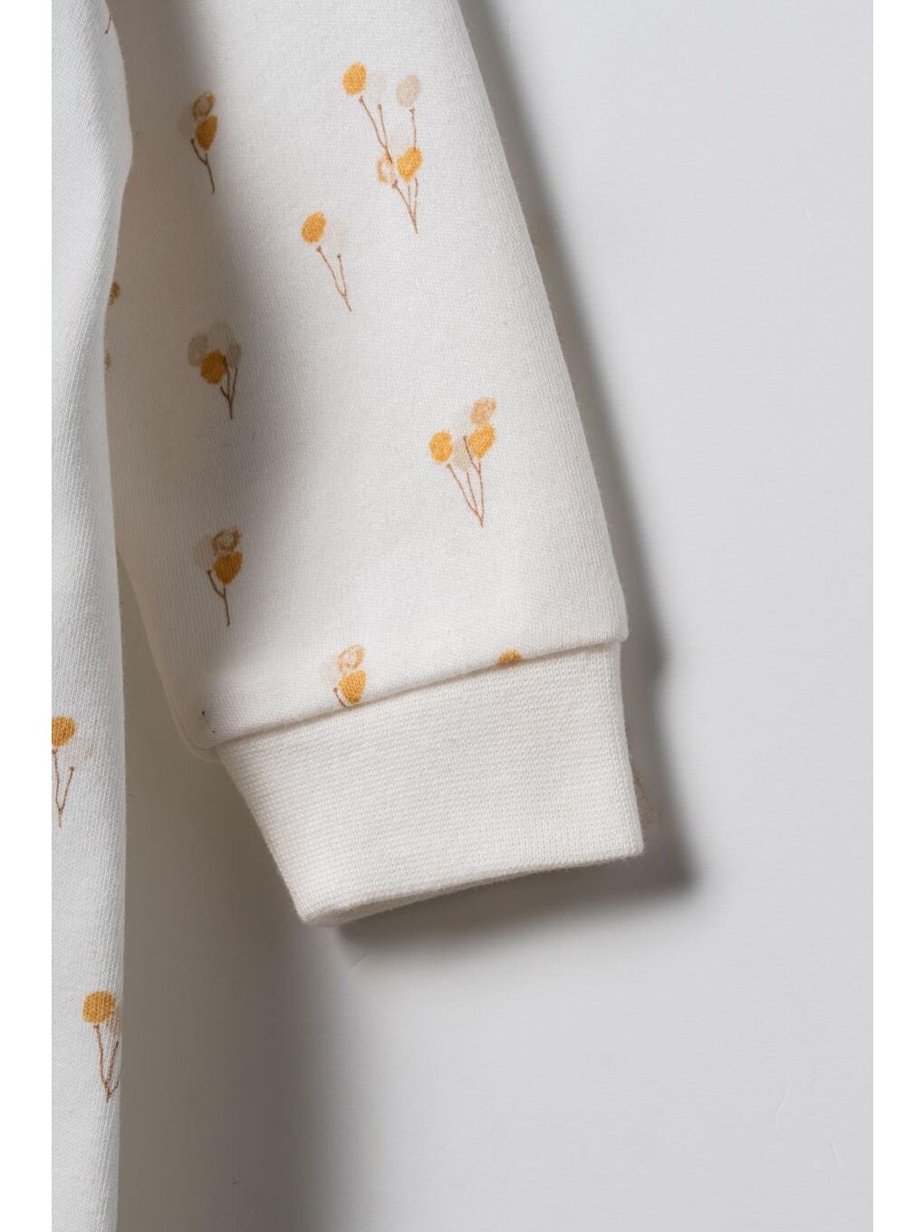 Ekru Bebek Tulum %100 Organik Pamuk , Bebek - Yenidoğan- csy3061-4