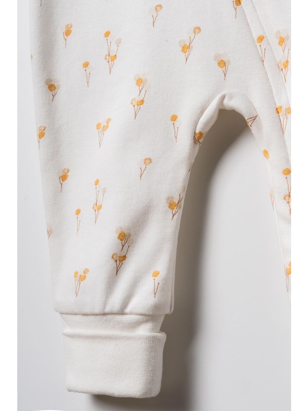 Ekru Bebek Tulum %100 Organik Pamuk , Bebek - Yenidoğan- csy3061-5