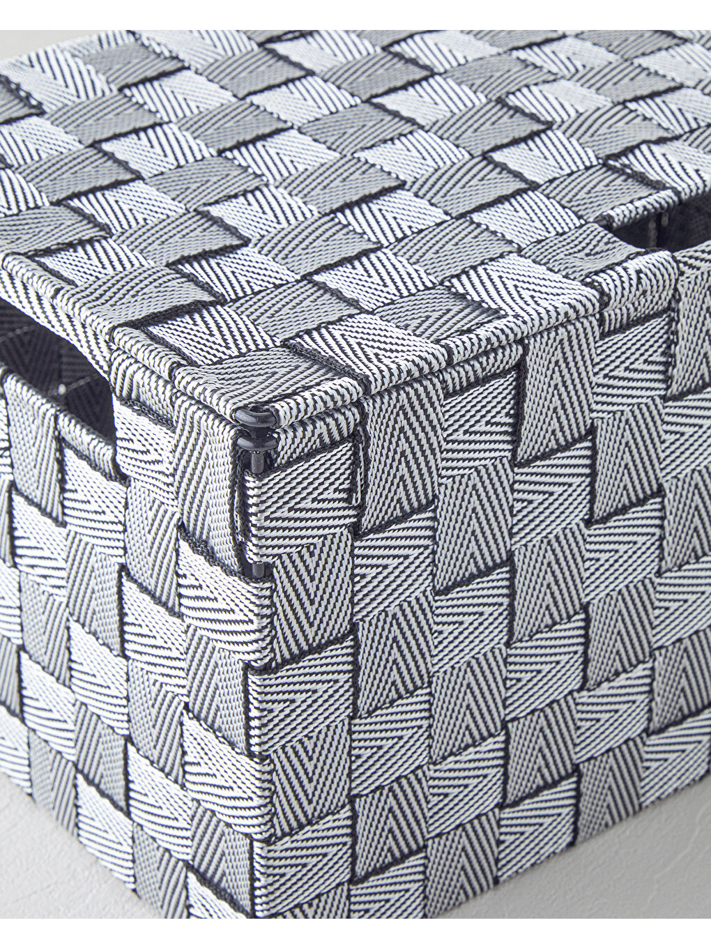 Shine Saklama Kutusu 34x22x17 Siyah - Beyaz-2