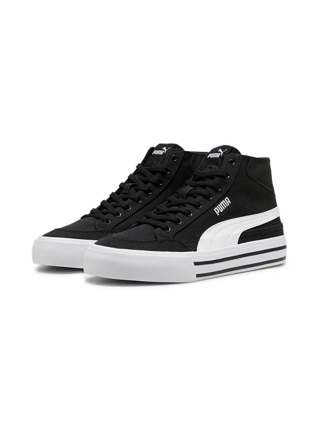 Siyah Court CLASSIC FORMSTRIP MID UNISEX Ayakkabı-5