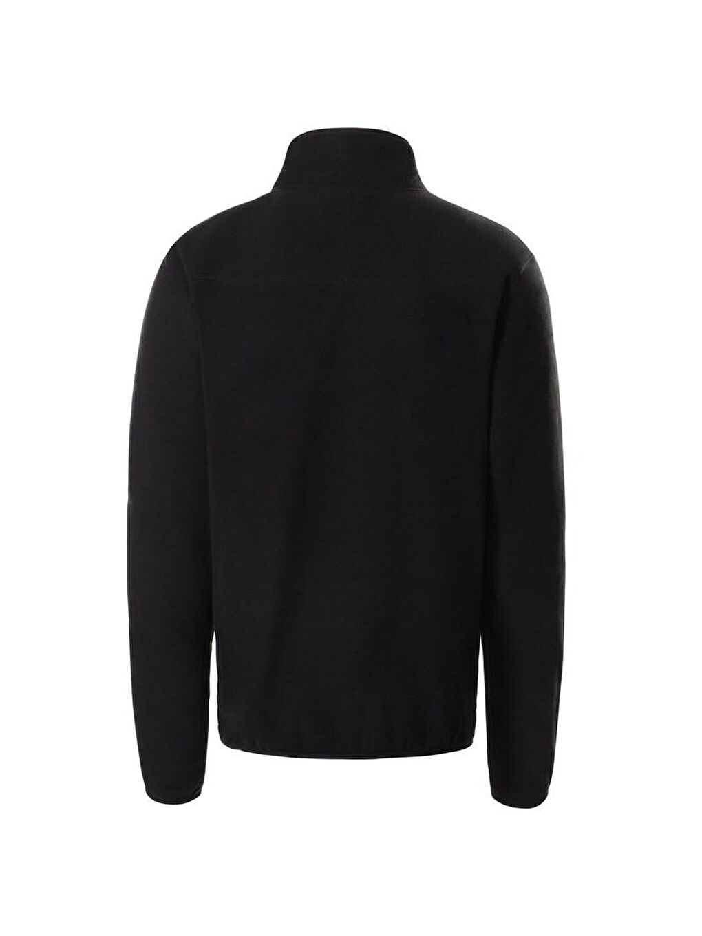 100 Glacier 1/4 Zip Erkek Siyah Polar Sweatshirt-1