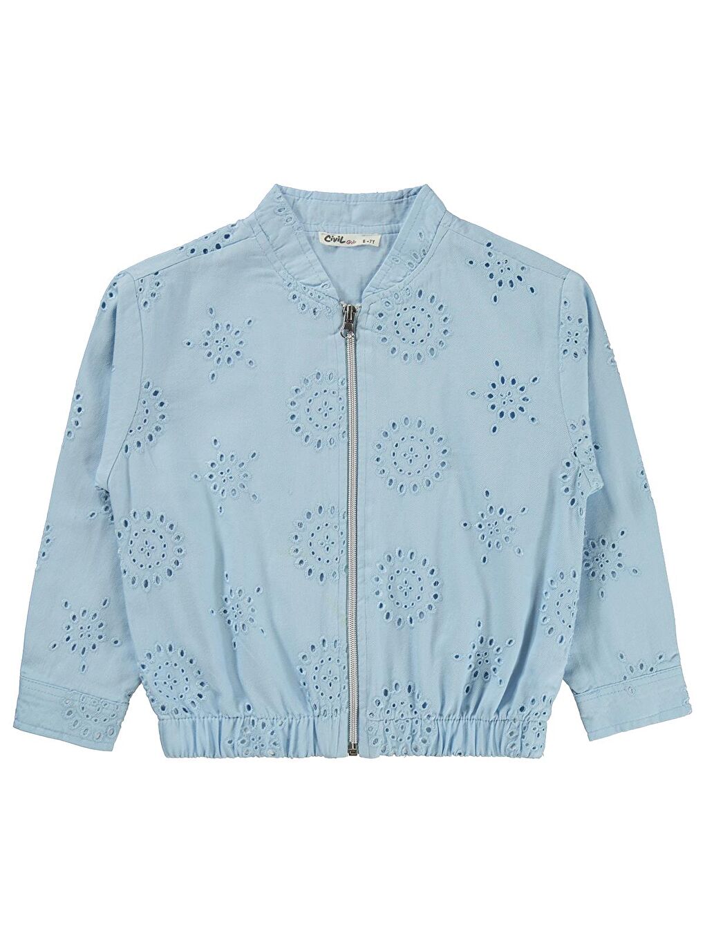 Girls Hakim Yaka 10-13 Yaş Ceket - Mavi 12-13 Yaş