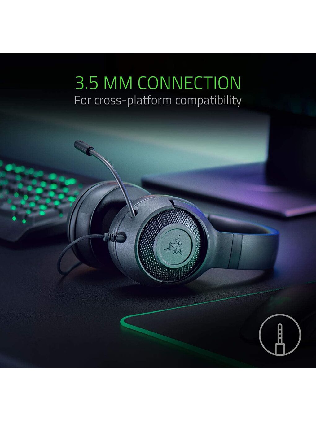 Kraken X Lıte Kablolu Kulaklık Sıyah - Rz04-02950100-R381-1