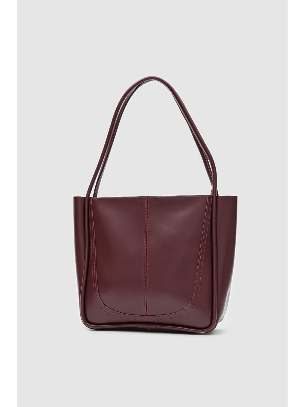 Moscow Çift Askılı Omuz Çantası Bordo-1