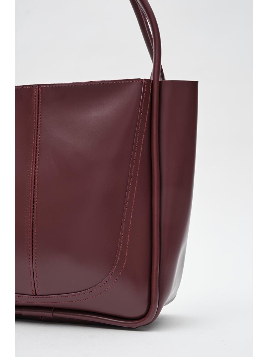 Moscow Çift Askılı Omuz Çantası Bordo-3