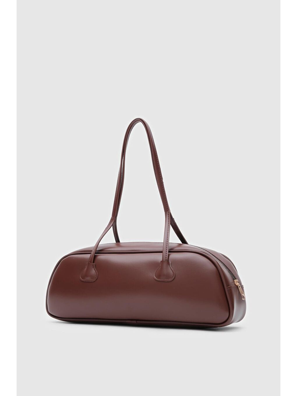 Kahverengi Miu Baget Çanta Fındık Kabuğu-1