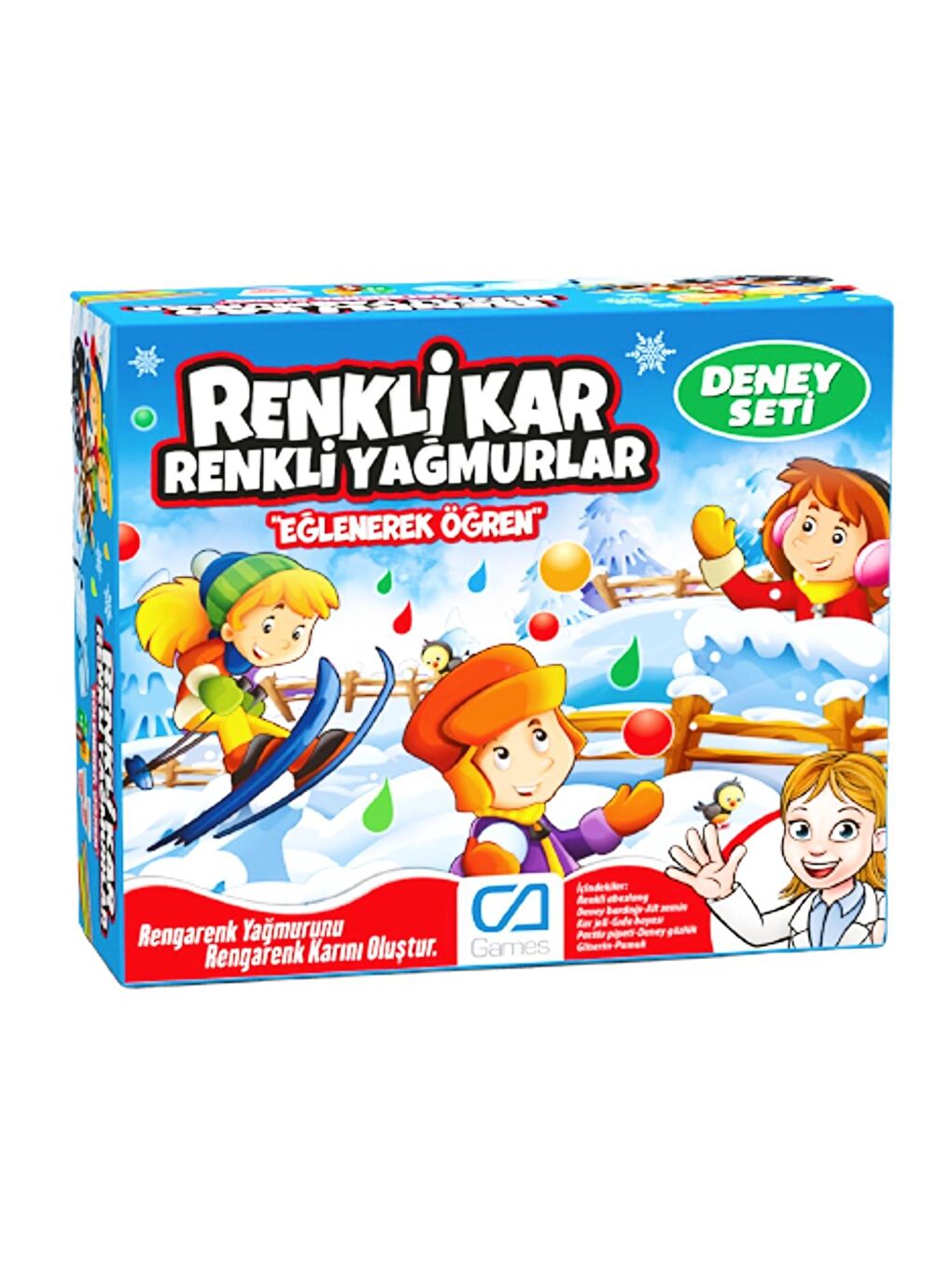 CA Games Karışık Asorti Deney Seti Renkli Kar Ve Yağmurlar