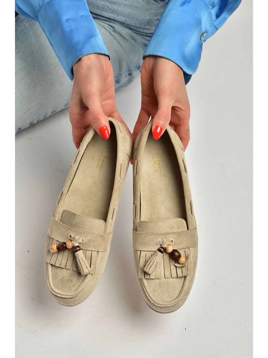 Bej Kadın Ayakkabı Y602347002-1