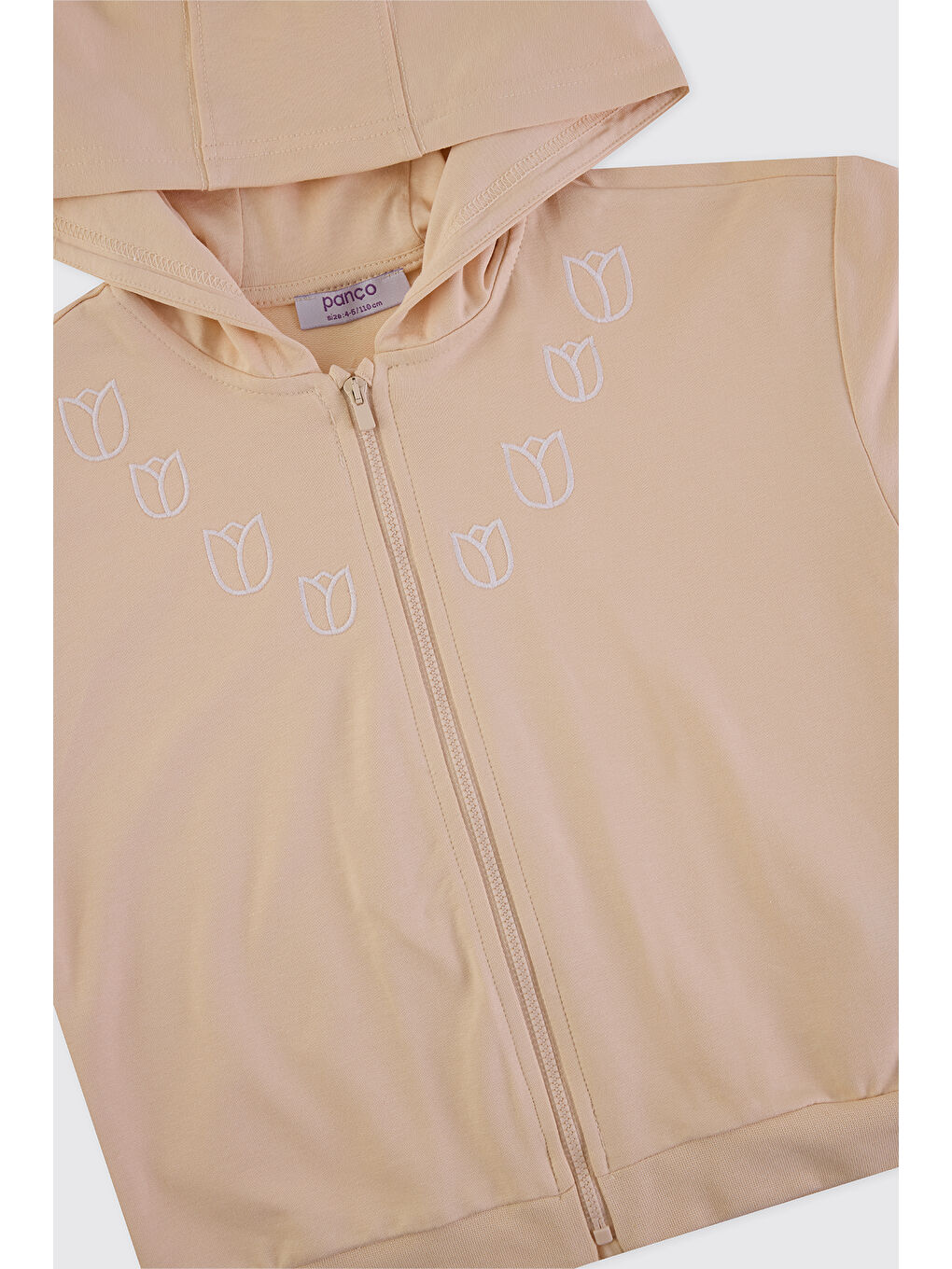 Pembe Kız Bebek Somon 2'li Eşofman Takımı-5