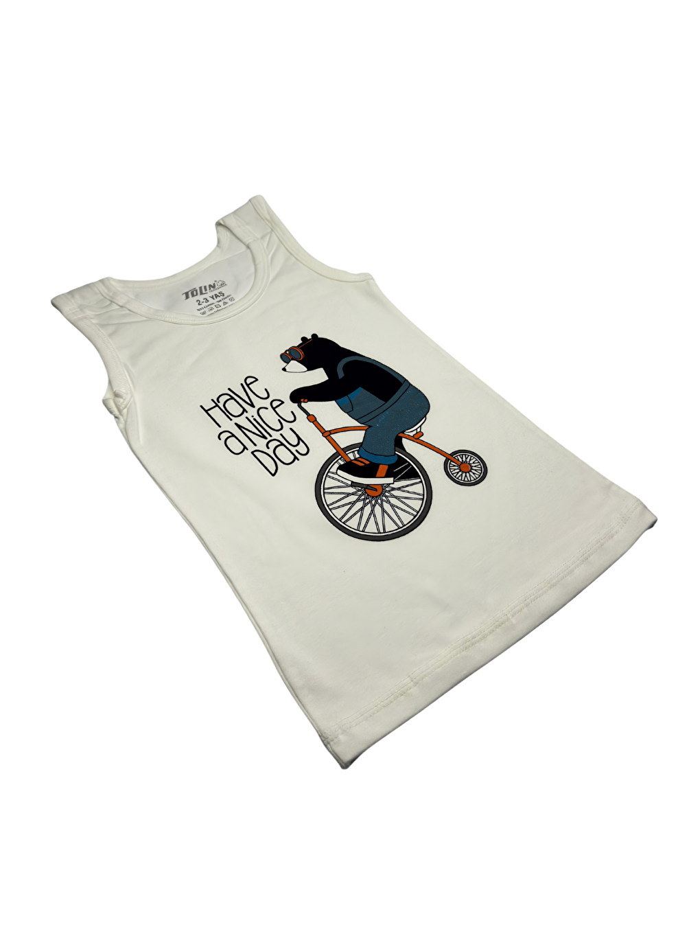 Gri Erkek Çocuk 3 lü Paket Pamuklu Elastanlı Baskılı Atlet 133-07-1