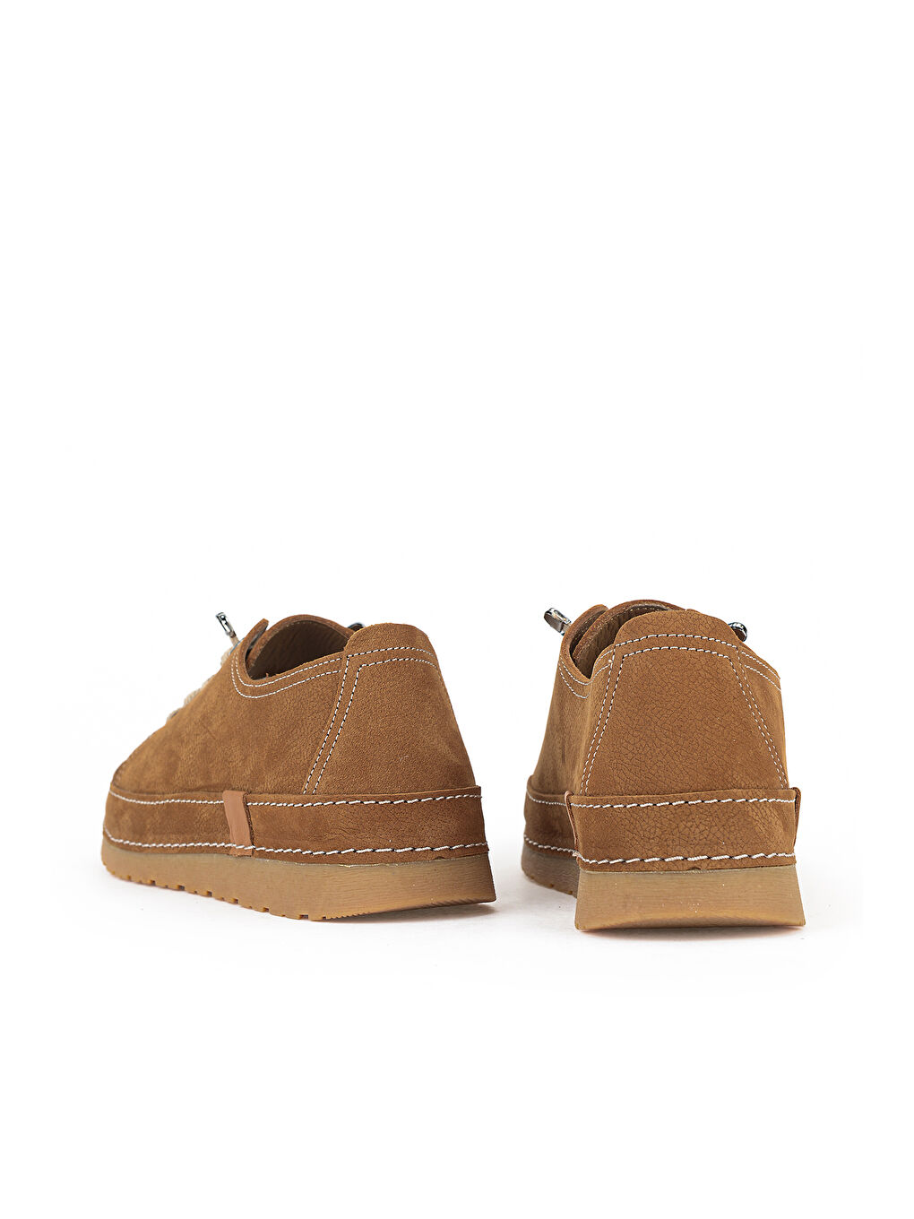 Kahverengi Kadın Hakiki Deri Konfor Ayakkabı 1611061ZRC1 Taba-2