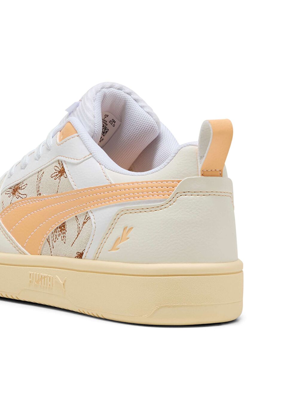 Beyaz Rebound v6 Unisex Low Flowers Spor Ayakkabı-1