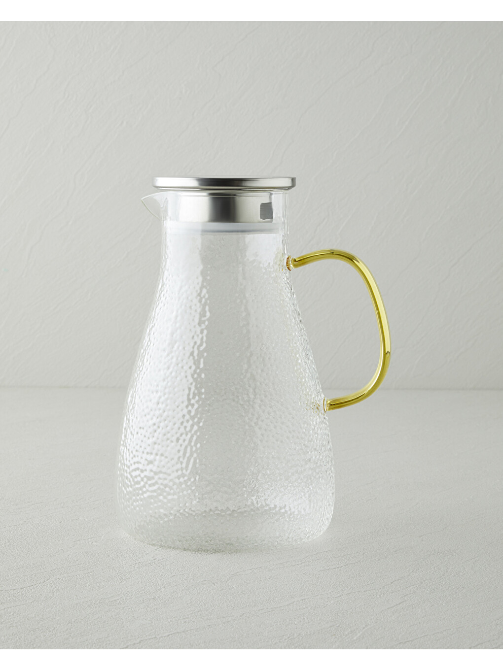 Renksiz Glow Borosilikat Cam Sürahi 1800 Ml Şeffaf