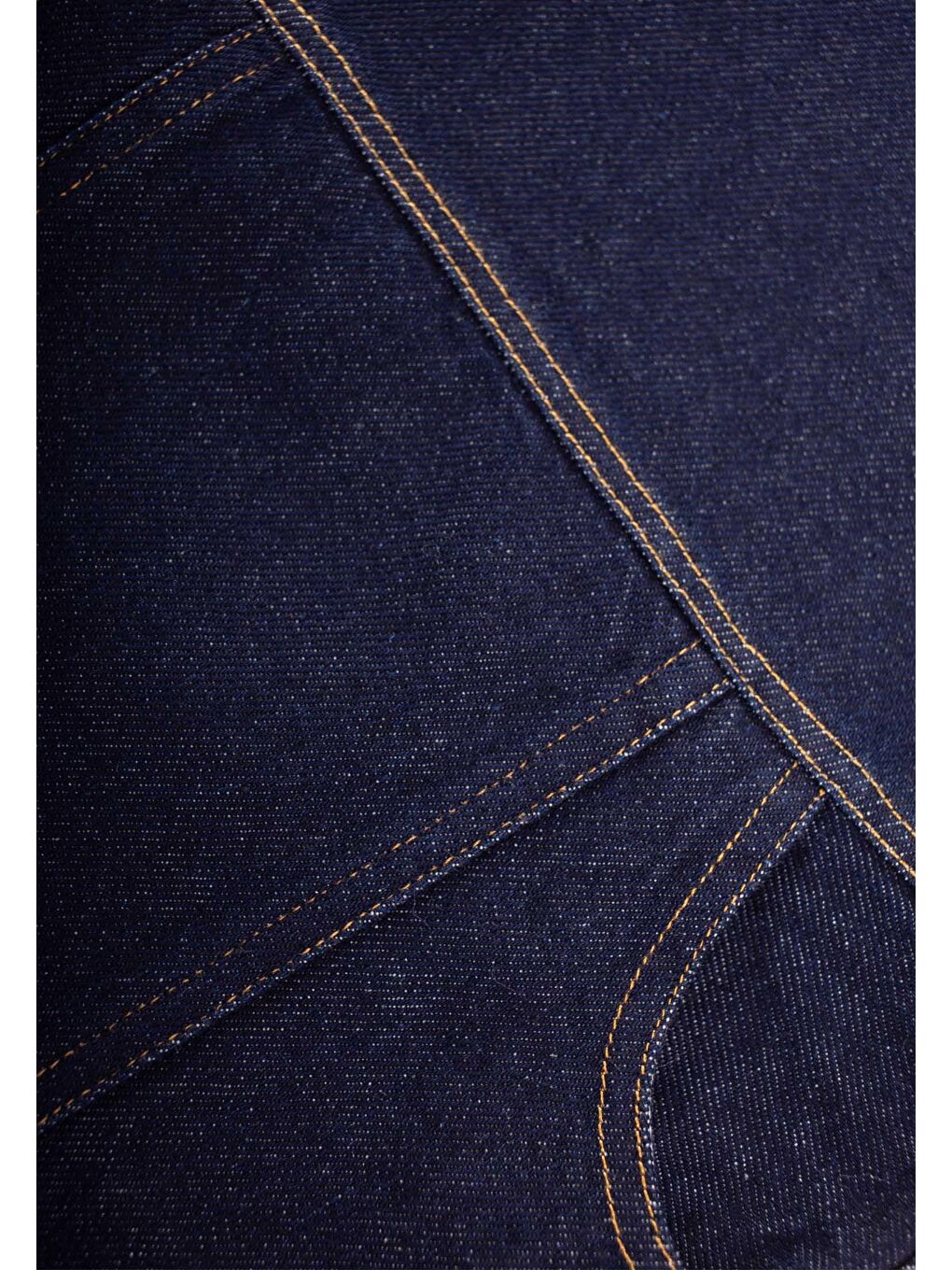 Mavi Kız Çocuk Jean Elbise-4