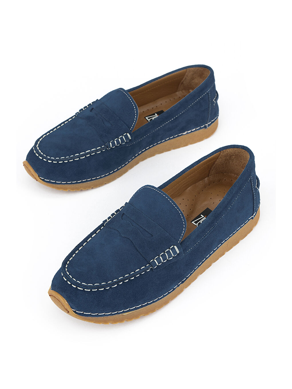 Kadın Hakiki Deri Ayakkabı 1611061ZRC6 Jean Mavi-4