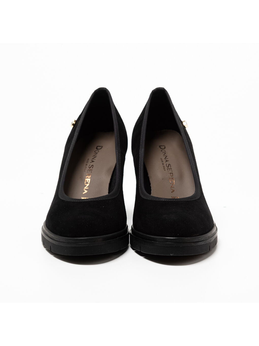 Kahverengi Kadın Klasik Ayakkabı 483700DP 3700DP CAMOSCIO PELLE Nero-5