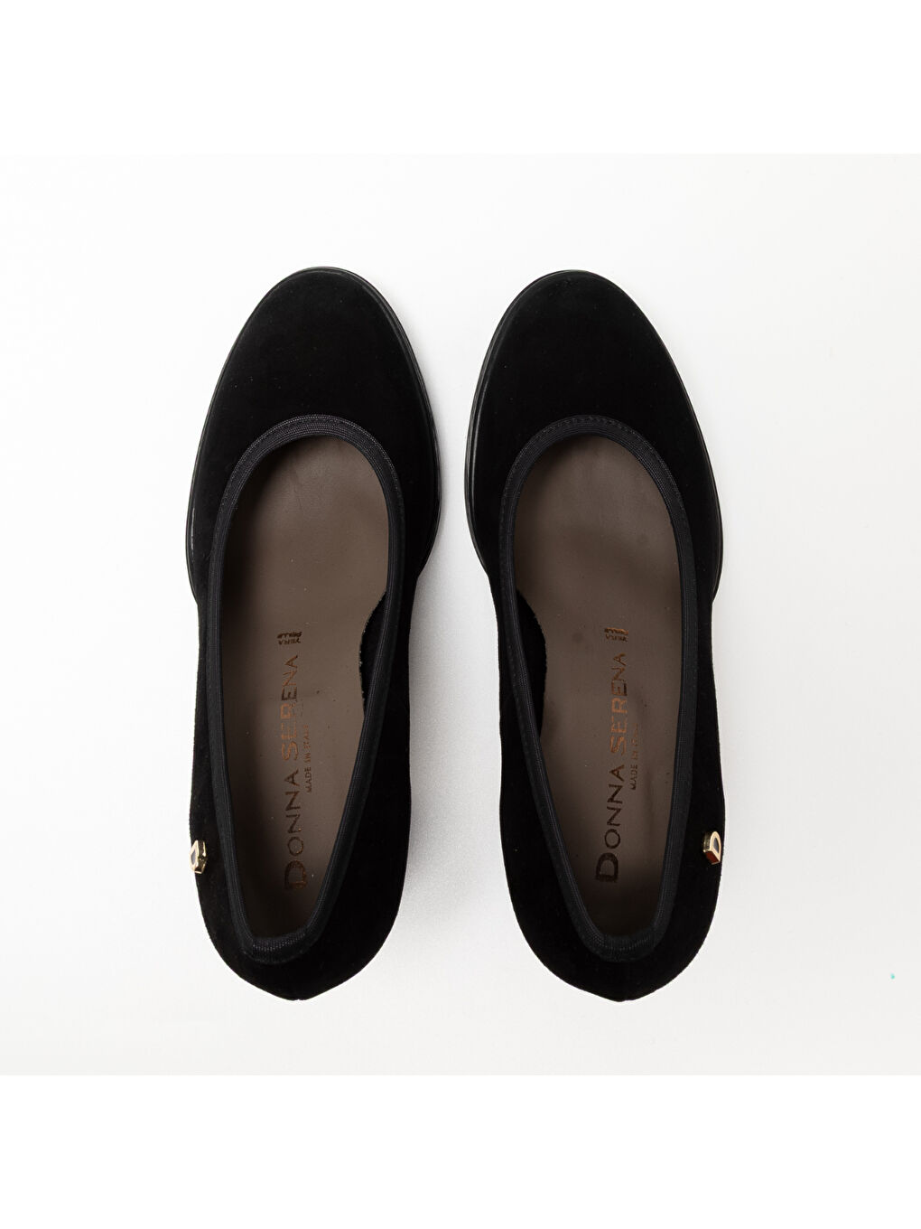 Kahverengi Kadın Klasik Ayakkabı 483700DP 3700DP CAMOSCIO PELLE Nero-6