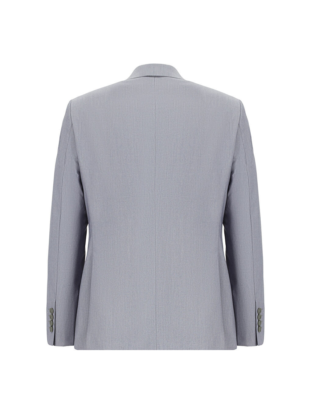 Gri Slim Fit Dar Kesim Klasik Takım Elbise-2