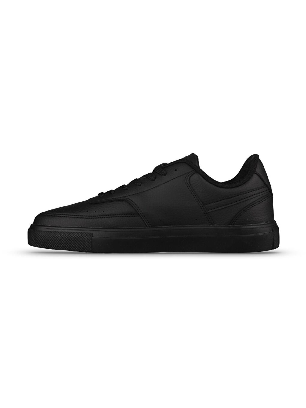 Siyah StylePro Erkek Bağcıklı SİYAH Sneaker-1