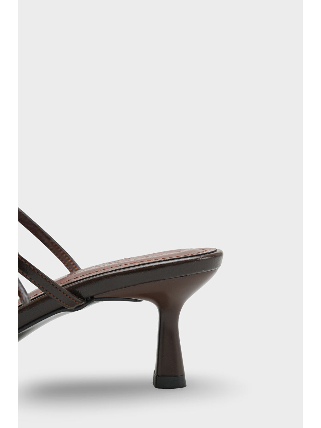 Kahverengi Matilde Kadın Topuklu Terlik-2