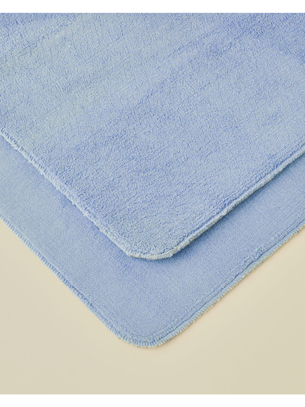 Basicline Kaydırmaz Taban Banyo Paspası Seti 60x100 Cm + 50x60 Cm Ortanca Lila-1