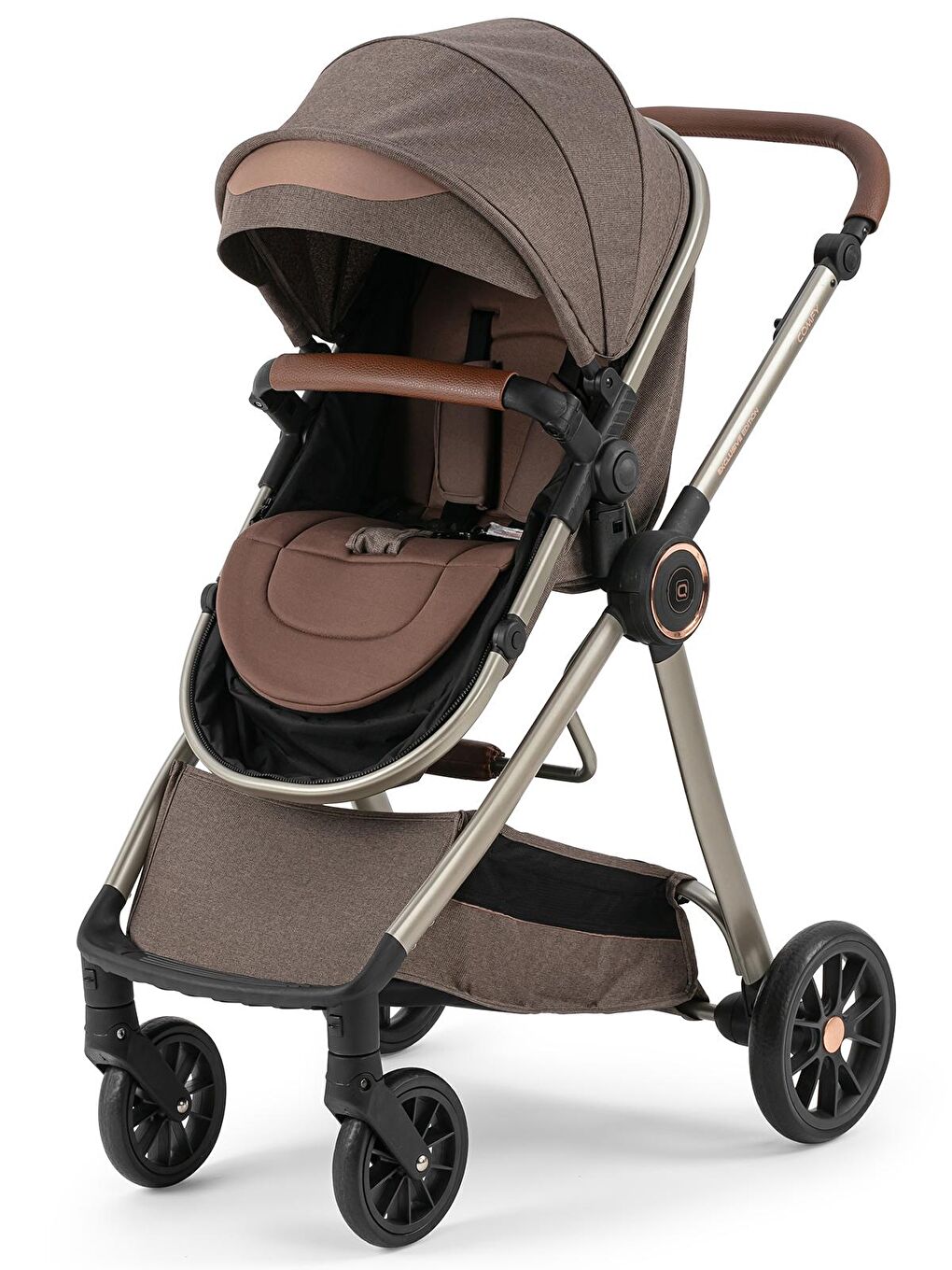 Comfy Travel Sistem Bebek Arabası Kahverengi-1