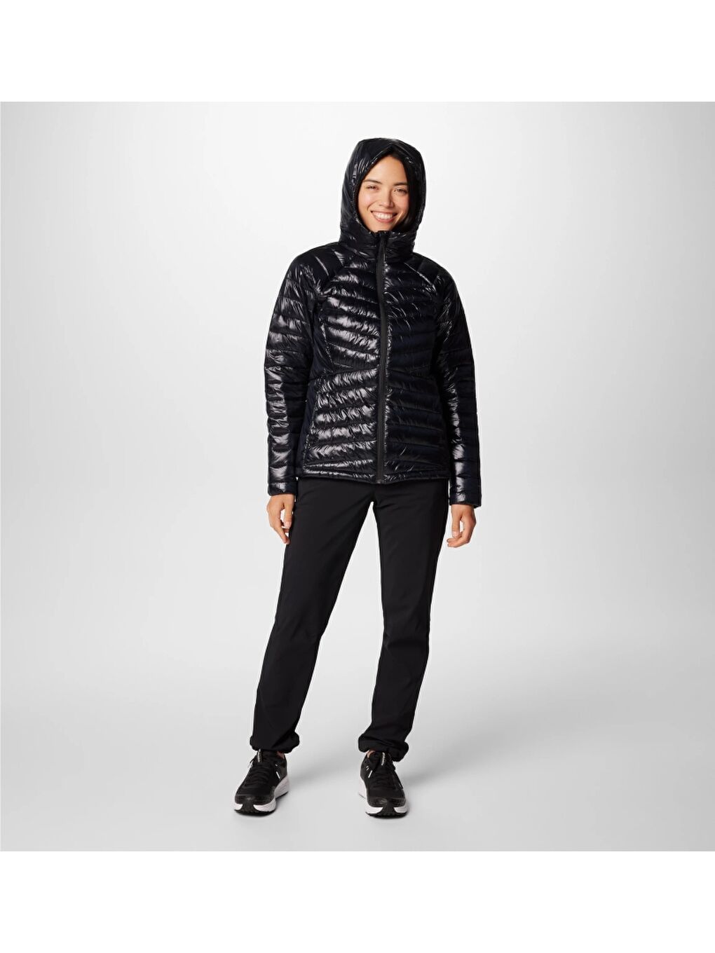 Columbia Siyah Labyrinth Loop™ II Insulated Hooded Jacket Kadın Mont WK5933-010 - 2