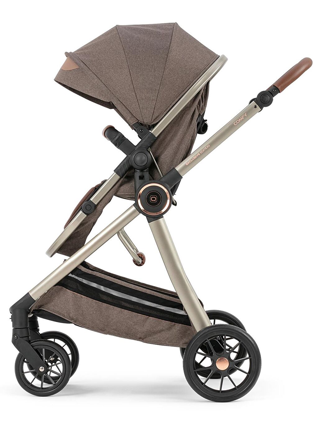 Comfy Travel Sistem Bebek Arabası Kahverengi-4