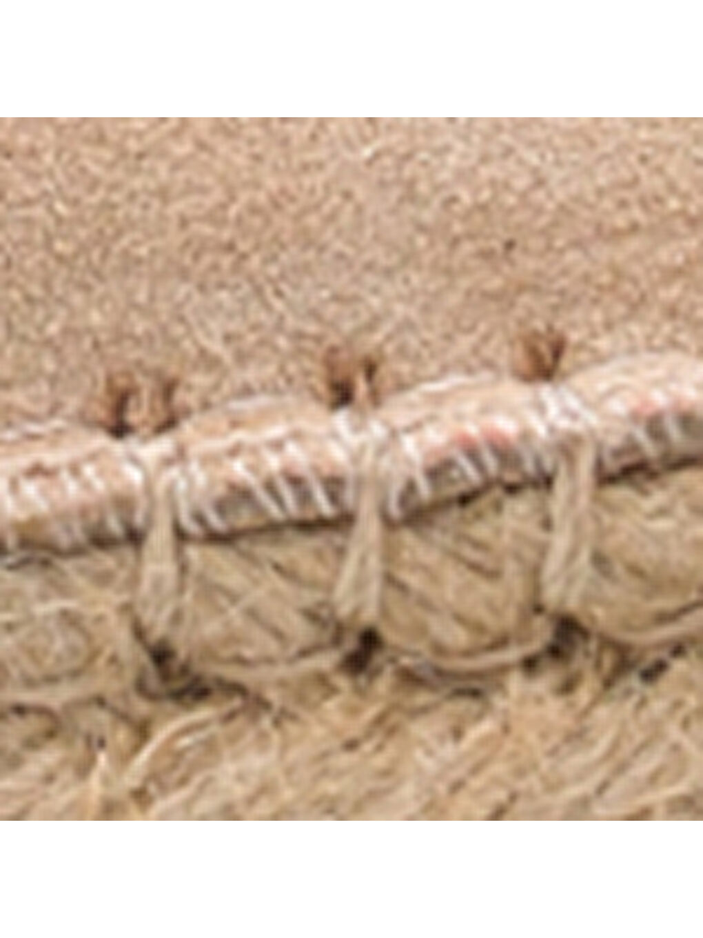 Bej Yoklo Hakiki Deri Süet Espadril Tabanlı Püsküllü Kadın Loafer Ayakkabı-6