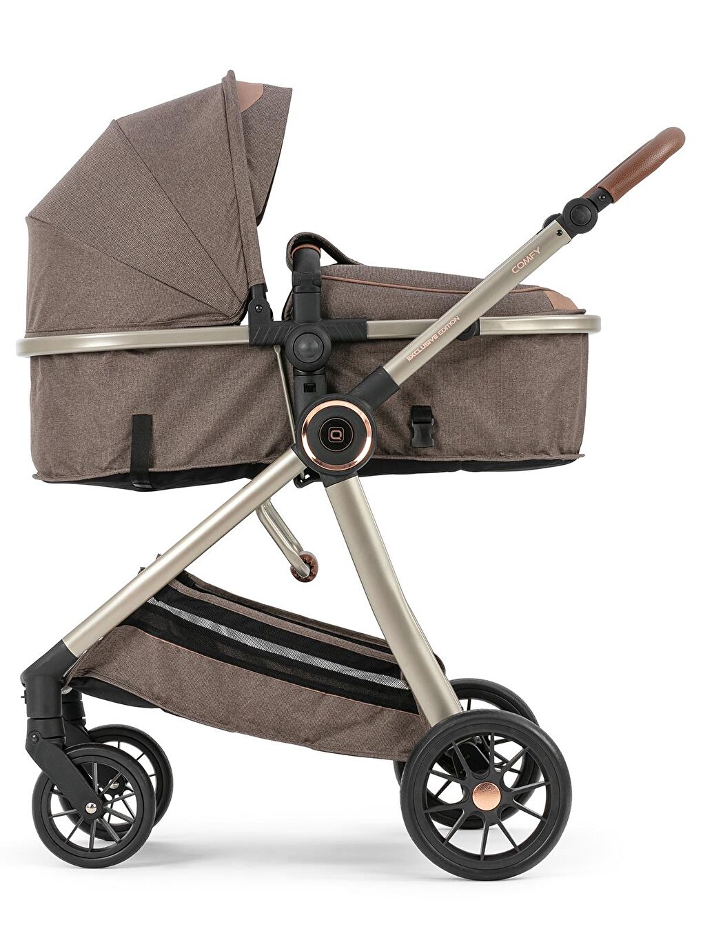 Comfy Travel Sistem Bebek Arabası Kahverengi-6