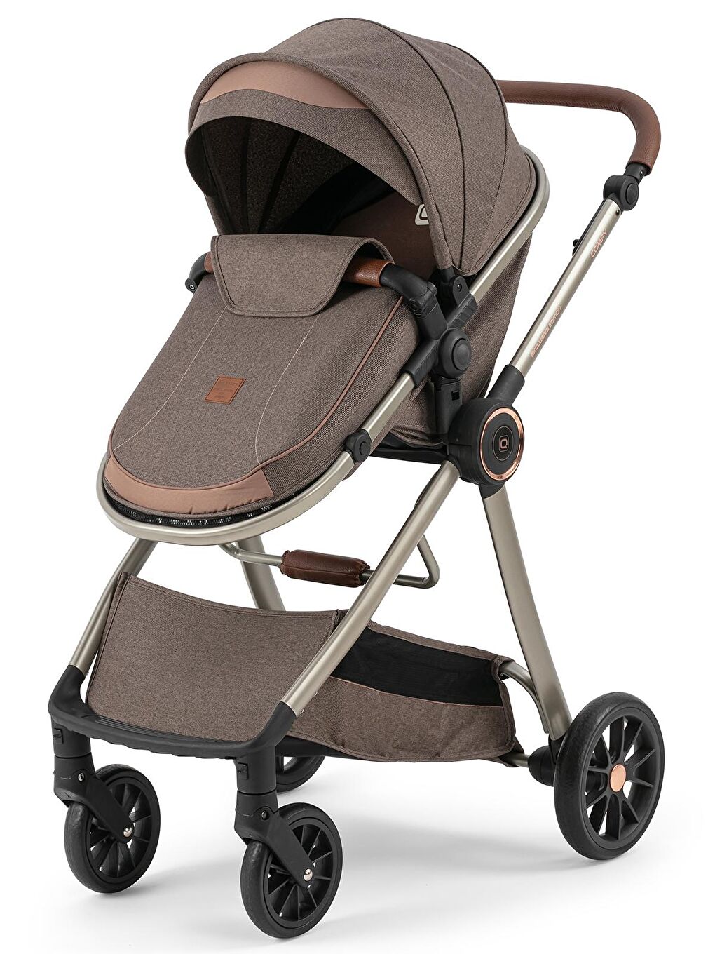 Comfy Travel Sistem Bebek Arabası Kahverengi-9