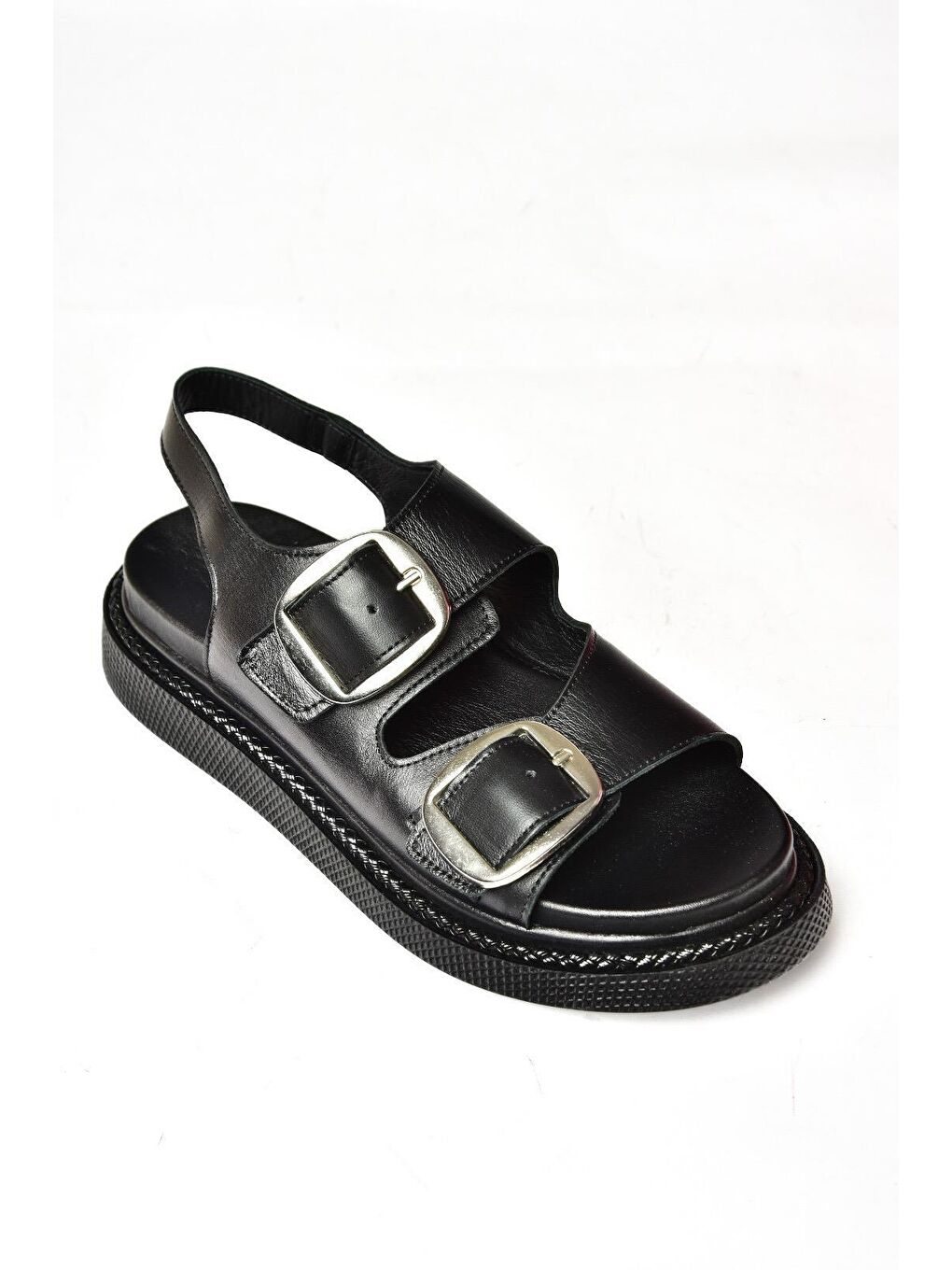 P5400328 Siyah Kadın Sandalet-6