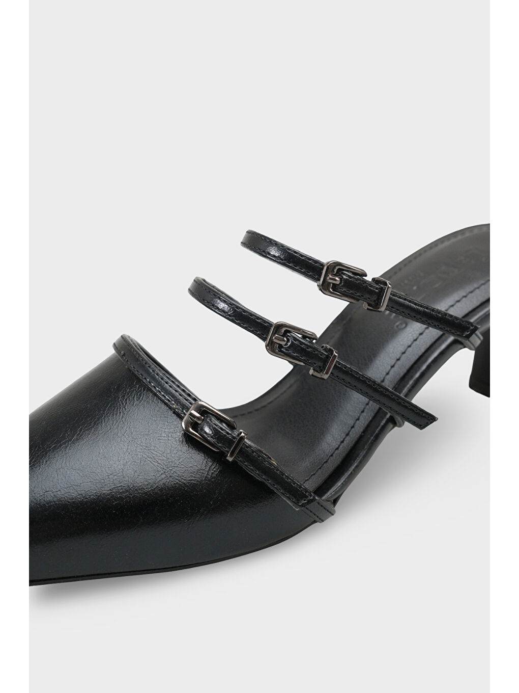 Siyah Matilde Kadın Topuklu Terlik-3