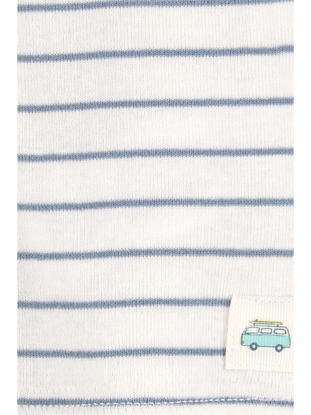 Mavi Erkek Bebek Alt Üst Set 2'li Paket-1