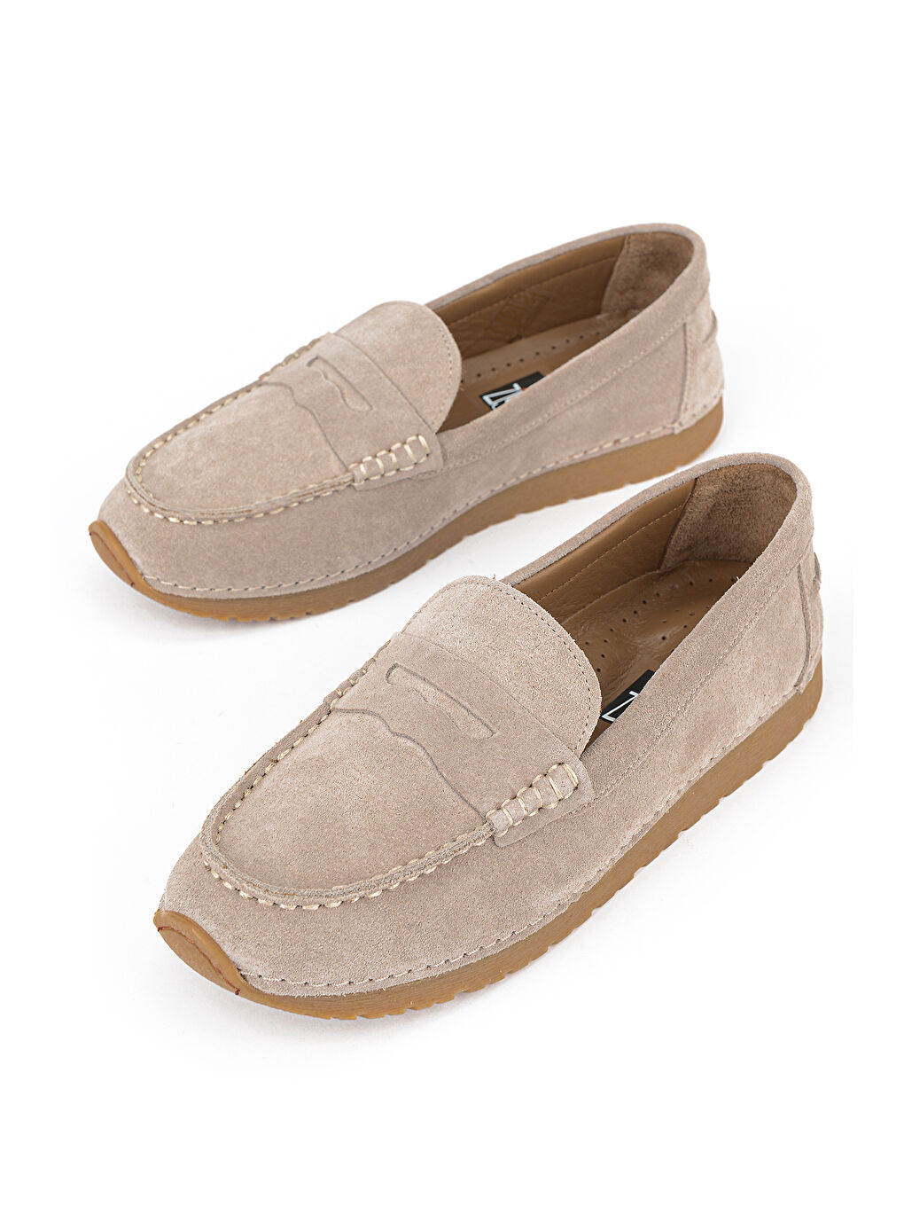 Gri Kadın Hakiki Deri Ayakkabı 1611061ZRC6 Silver-4