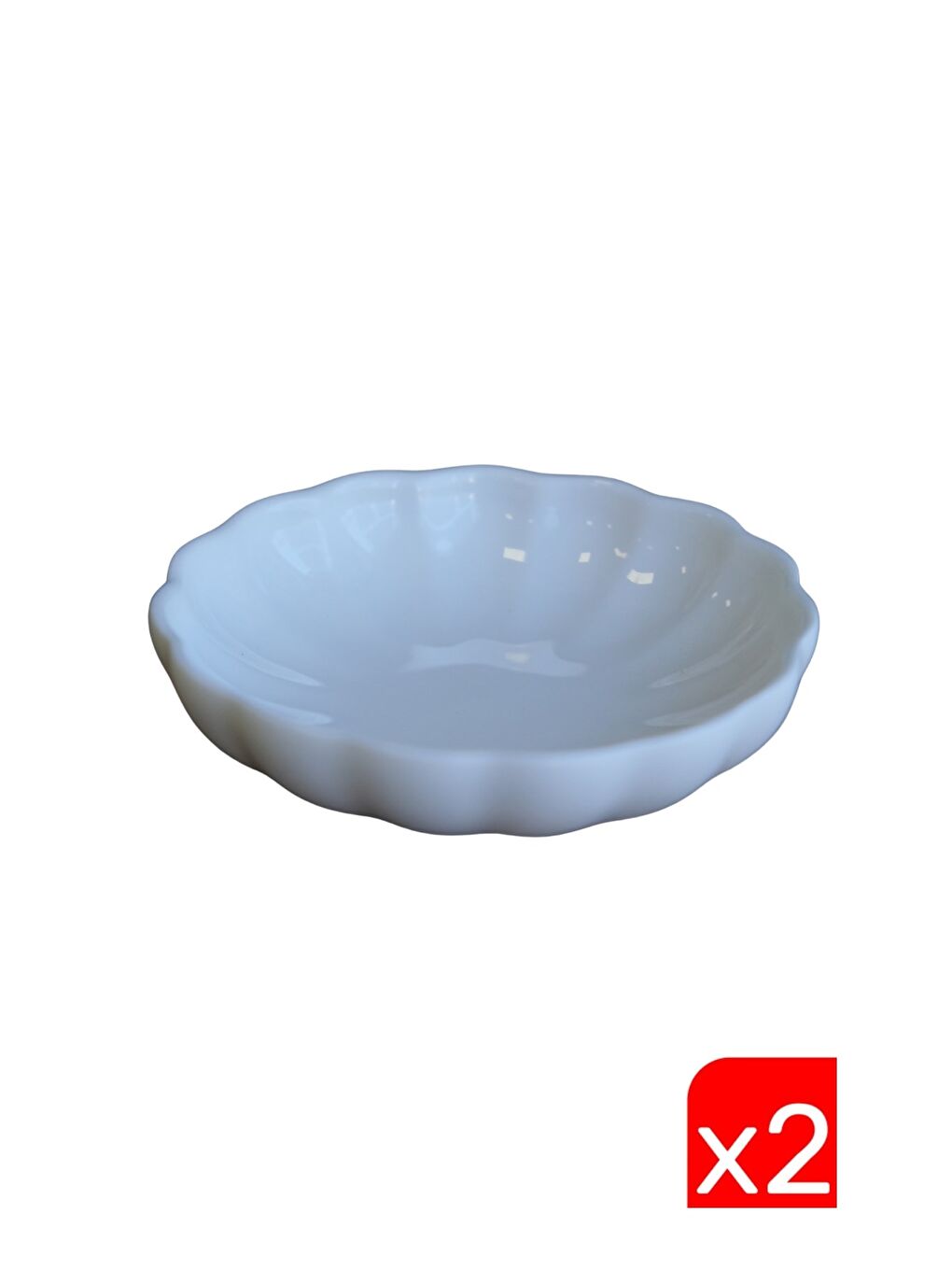 Ekru Bone Luz Krem Kase 8cm 2 li BNLZF08KS00-1