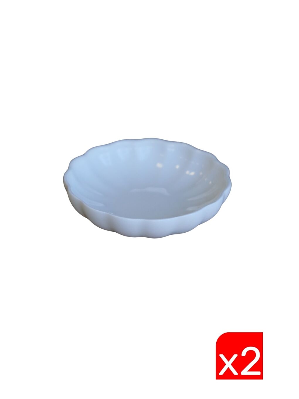 Ekru Bone Luz Krem Kase 8cm 2 li BNLZF08KS00-2