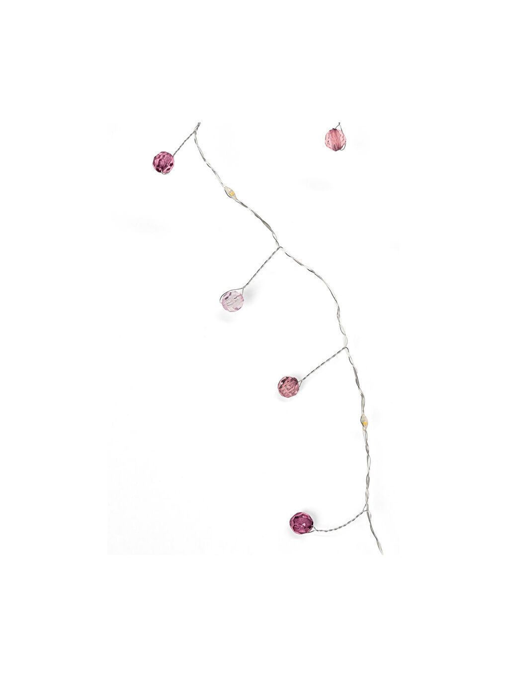 Renksiz LED Mikro Işık Zinciri, Kristal-2