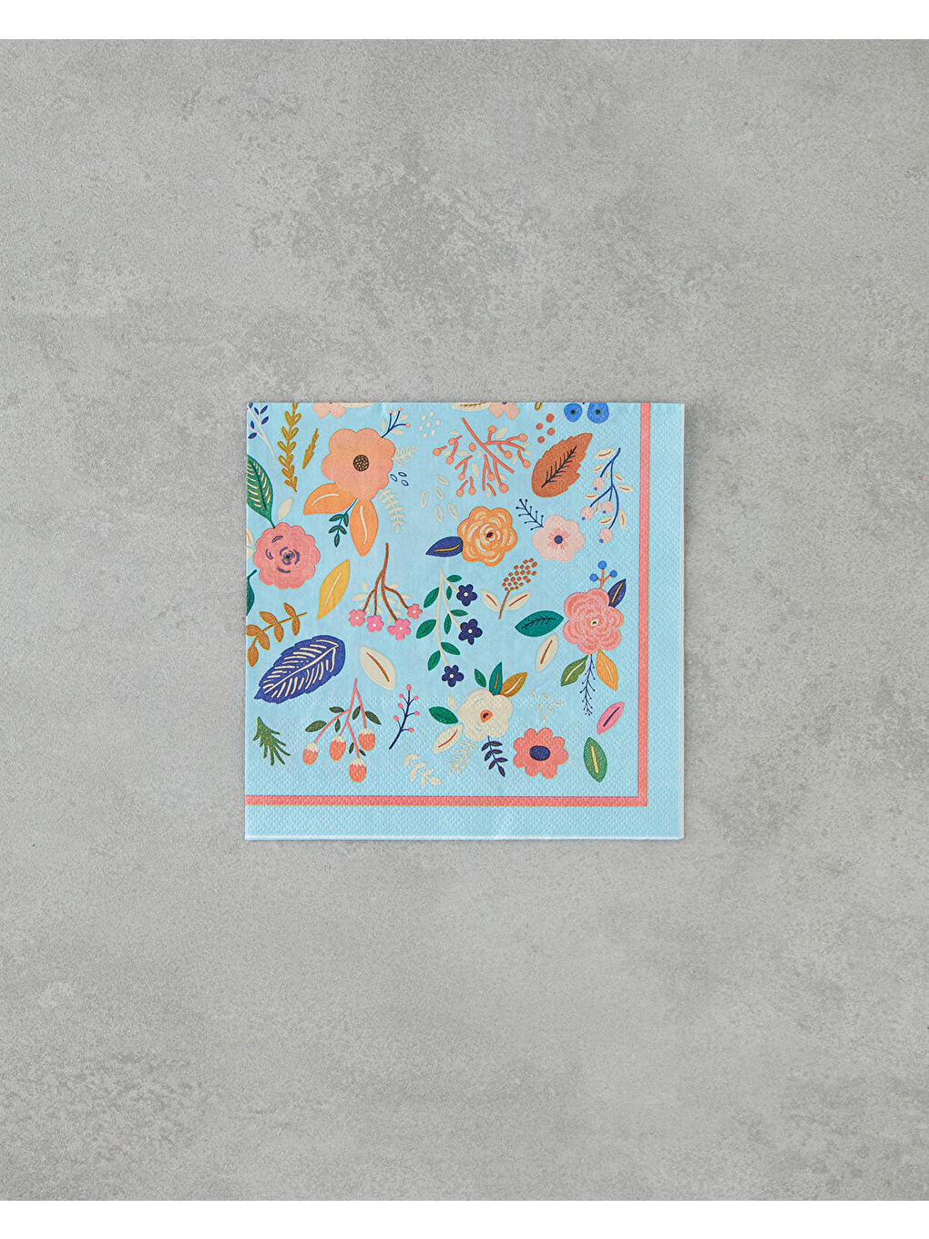 Botanic Kağıt 20'li Kağıt Peçete 33x33 cm Mavi