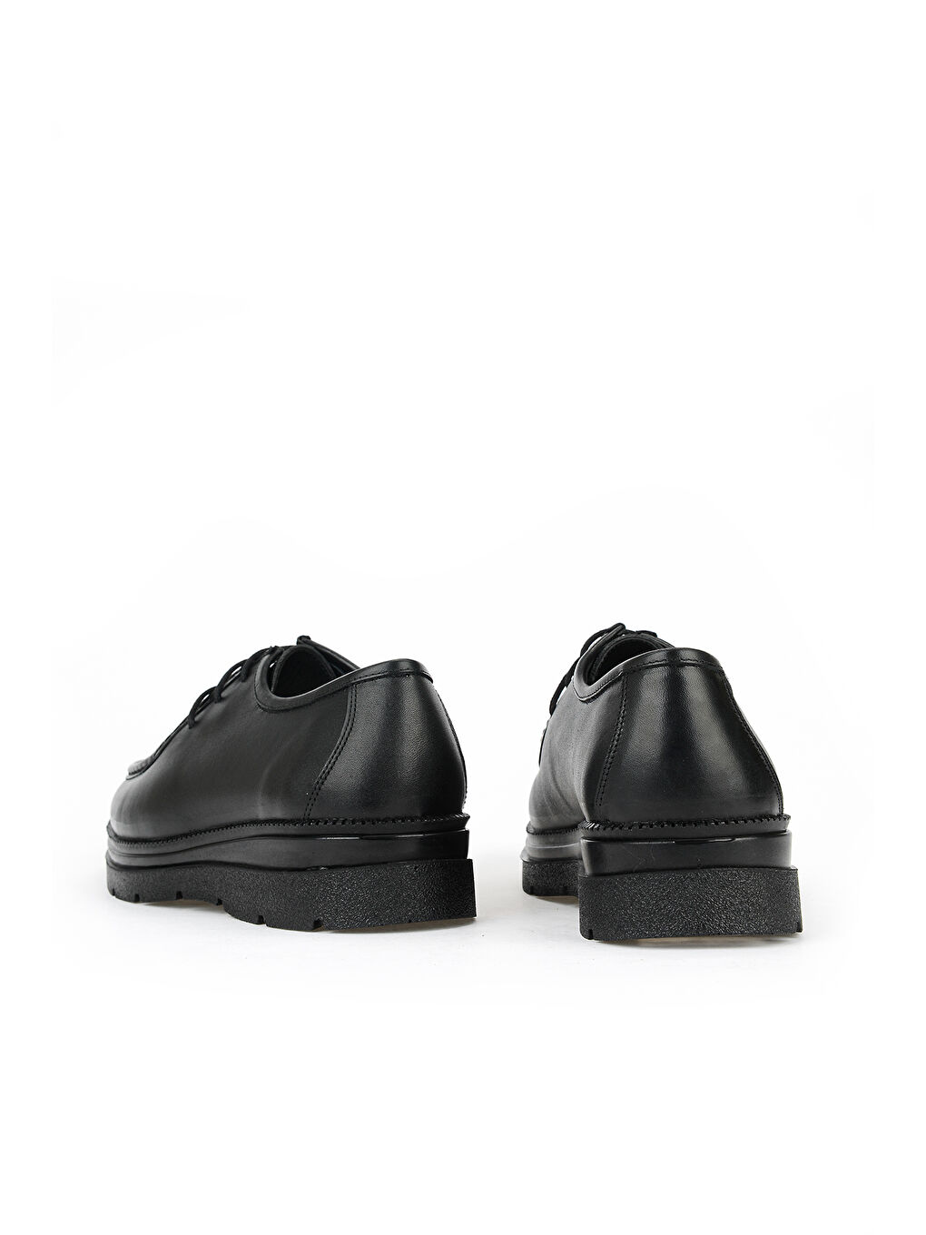 Erkek Hakiki Deri Ayakkabı 161423Z755 Siyah-2