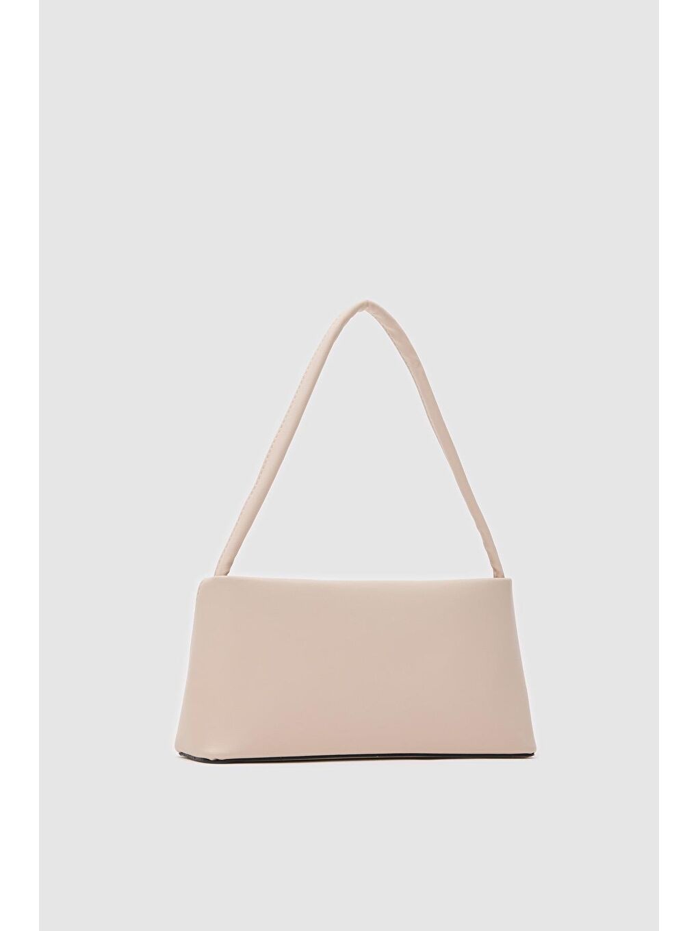 Ekru Capella Basic Baget Çanta Krem-1