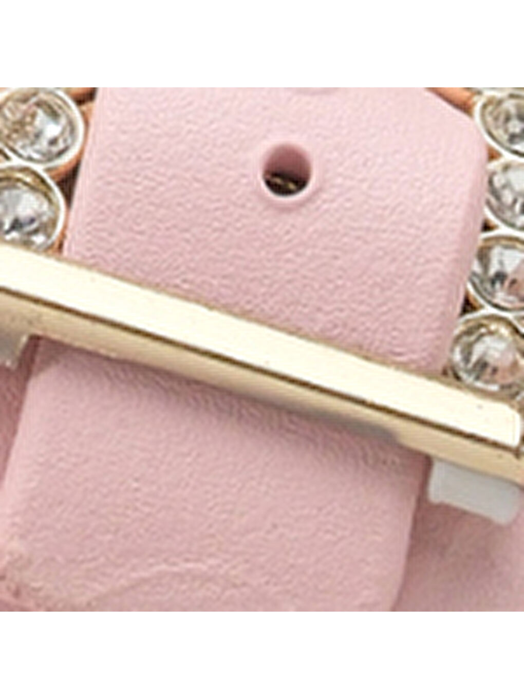 Pembe Della Eva Çift Tokalı Kadın Terlik-6