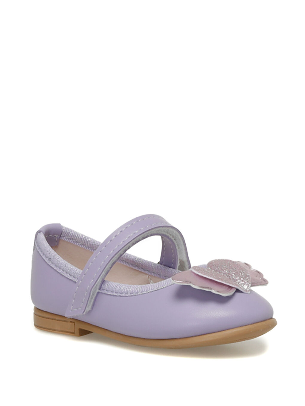 Mor 620151.B3FX Lila Kız Çocuk Babet-1