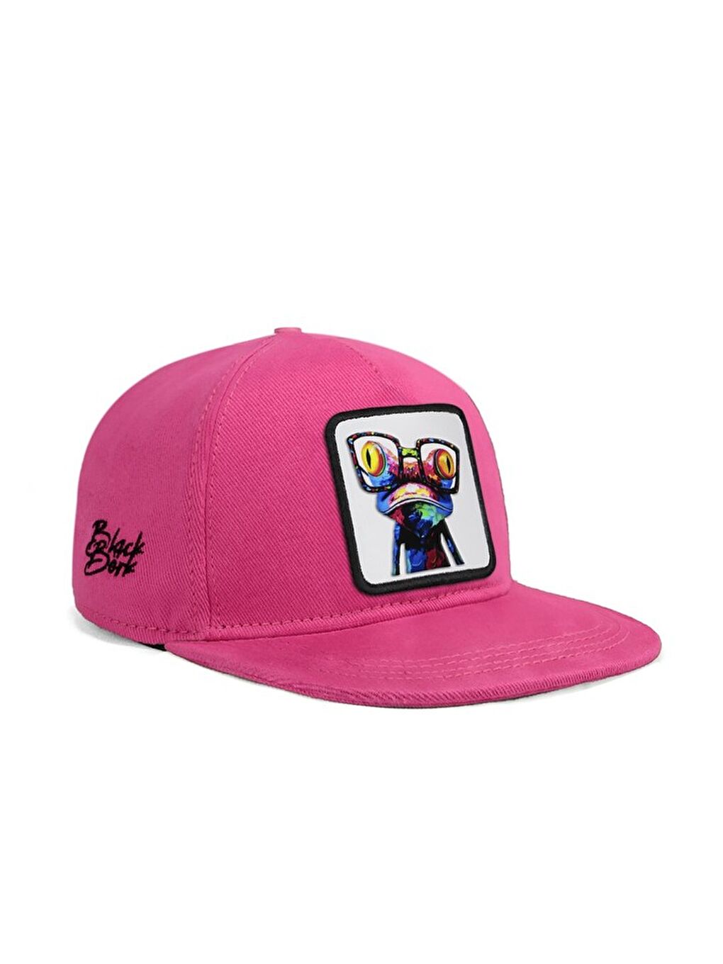 BlackBörk V1 Hip Hop Kids Bukalemun - 1 Kod Logolu Unisex Pembe Çocuk Şapka (CAP)