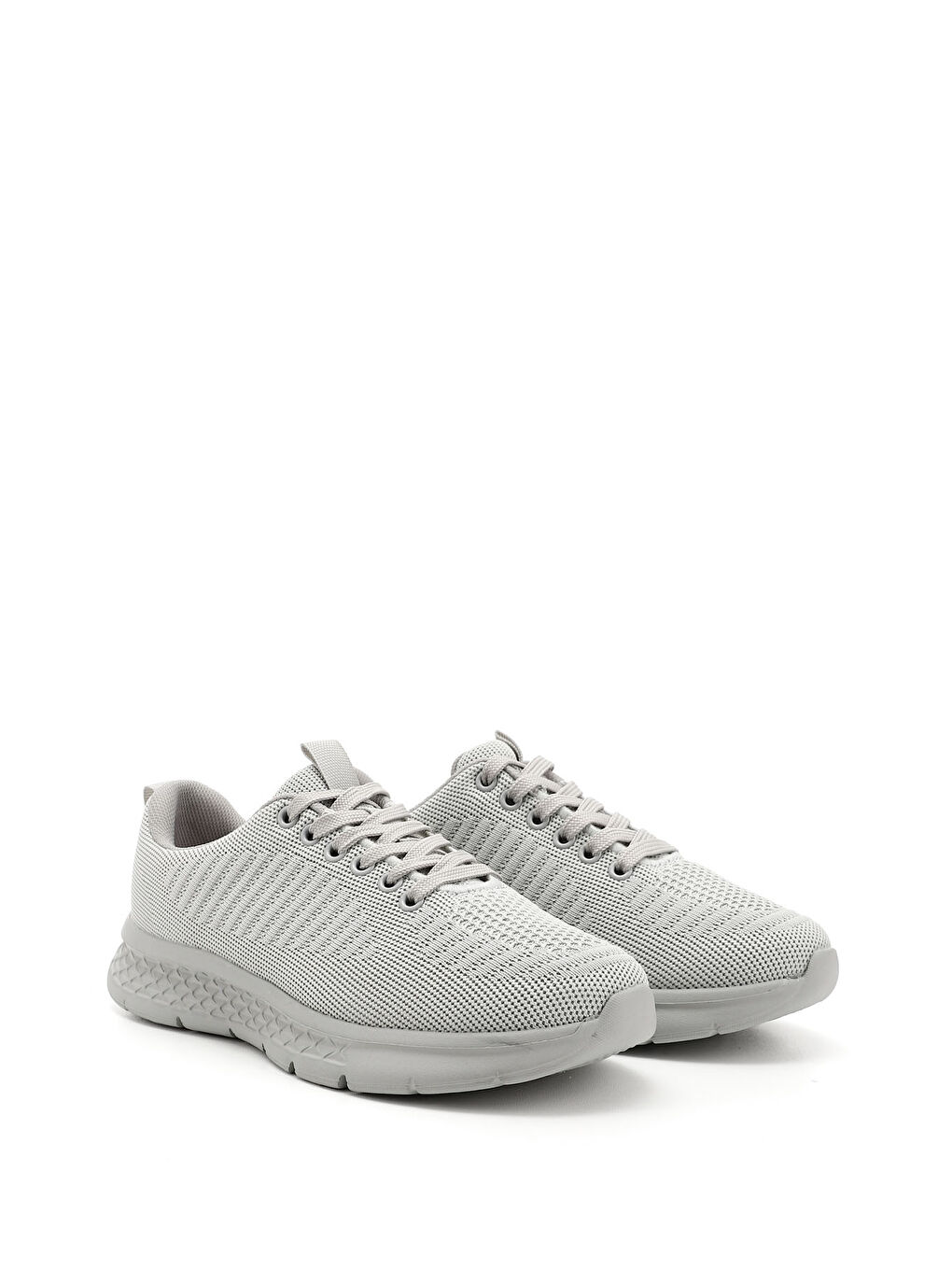 Mavi Erkek BUZ MAVİSİ Triko Bağcıklı Comfort Sneaker-1