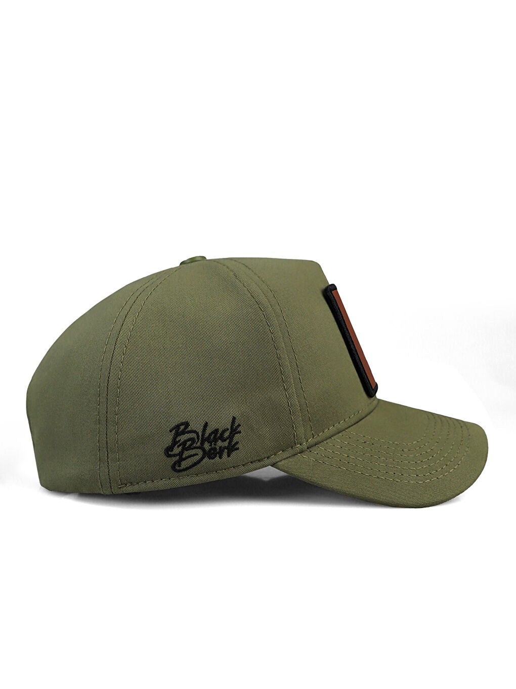 BlackBörk V1 Baseball Aslan - 9 Kod Logolu Unisex Haki Şapka (CAP) - 1