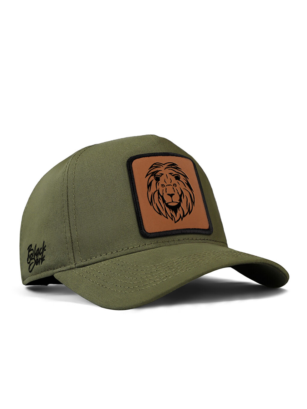 BlackBörk Bej V1 Baseball Aslan - 12cs Kod Logolu Unisex Haki Şapka (CAP)