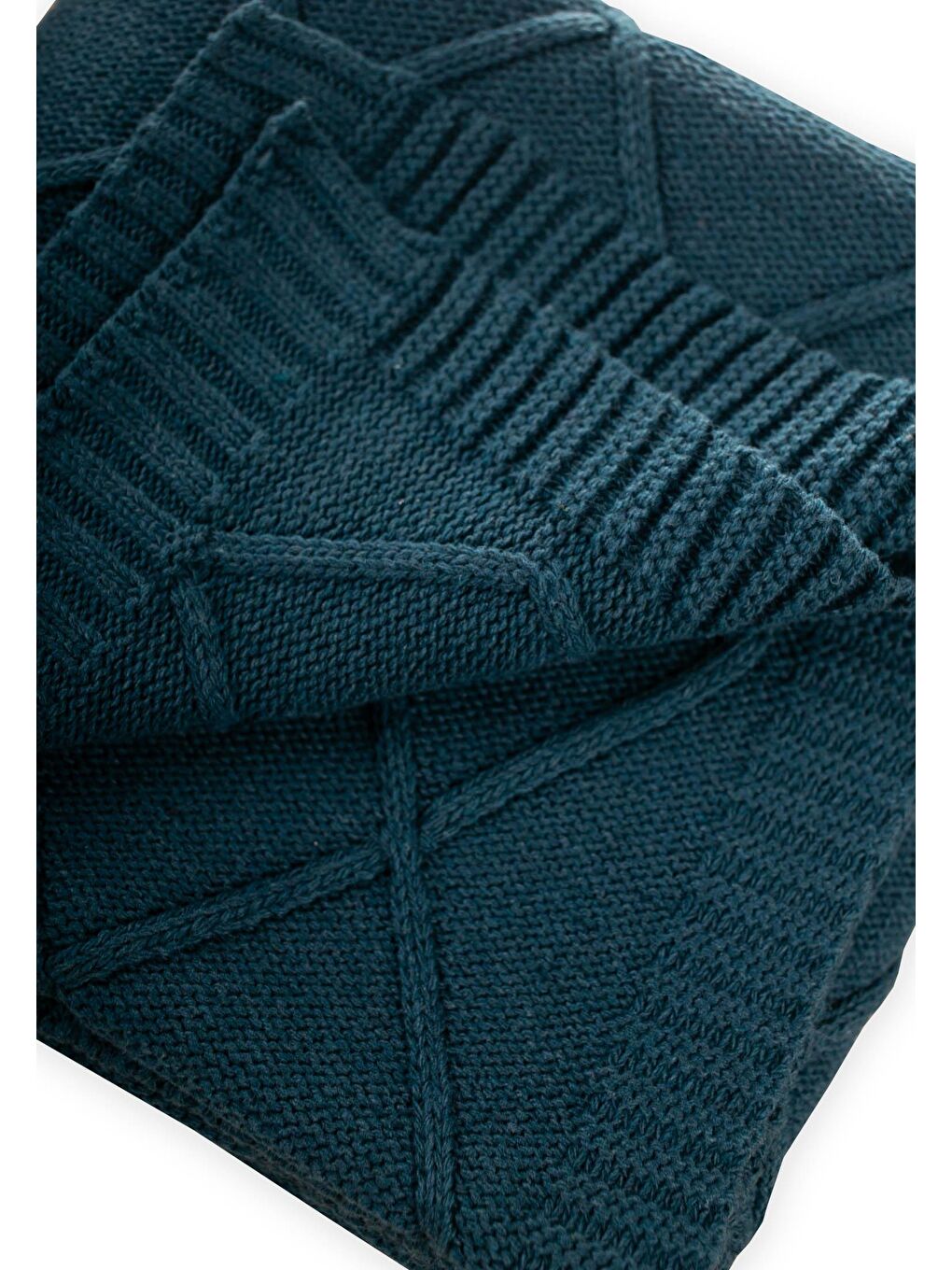 Triko Battaniye 80X100 Cm Petrol-2