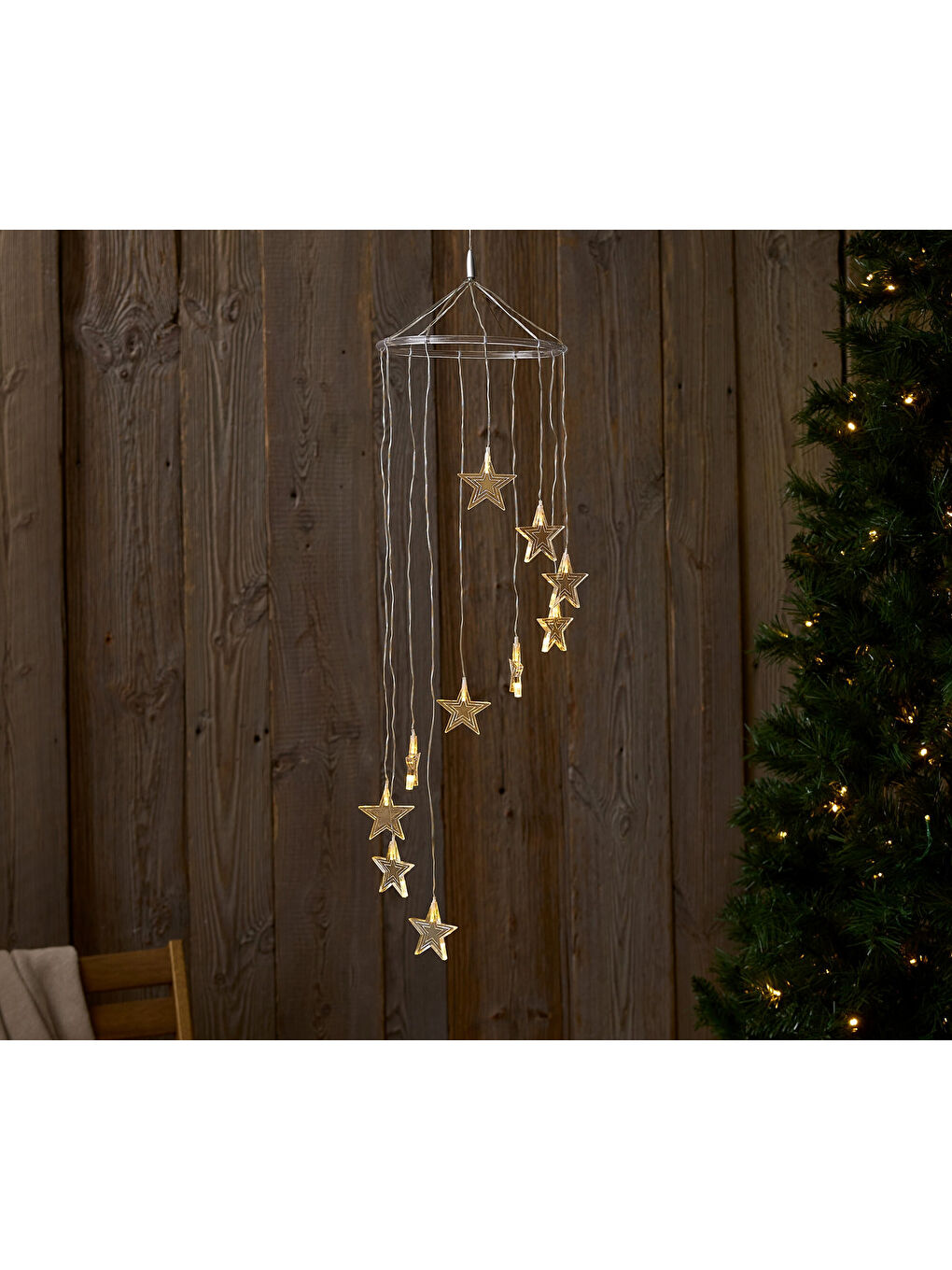 Karışık LED’li Mobil Sarkıt, Yıldız